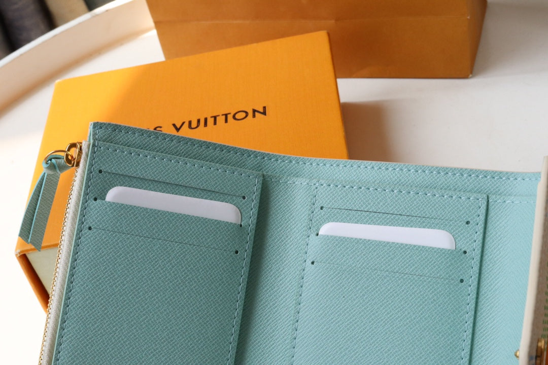 Louis Vuitton Victorine Wallet - Pastel Colorblock Monogram Canvas