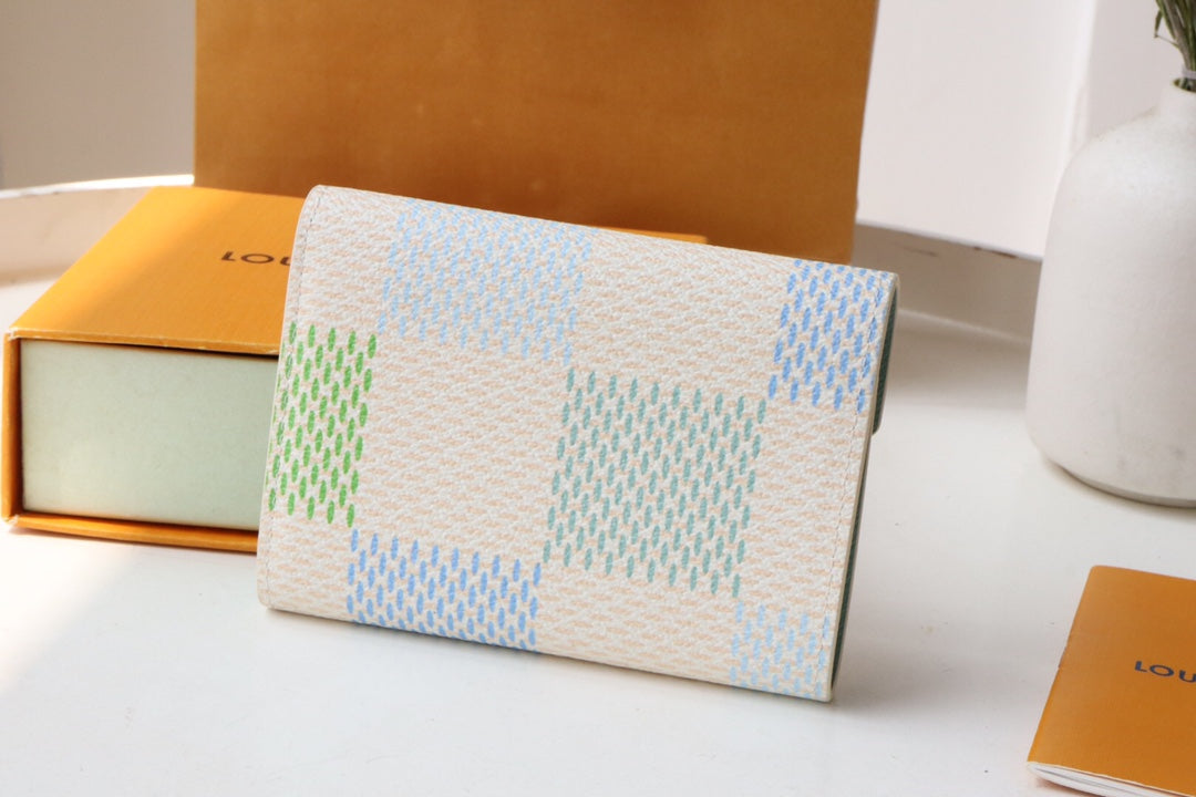 Louis Vuitton Victorine Wallet - Pastel Colorblock Monogram Canvas