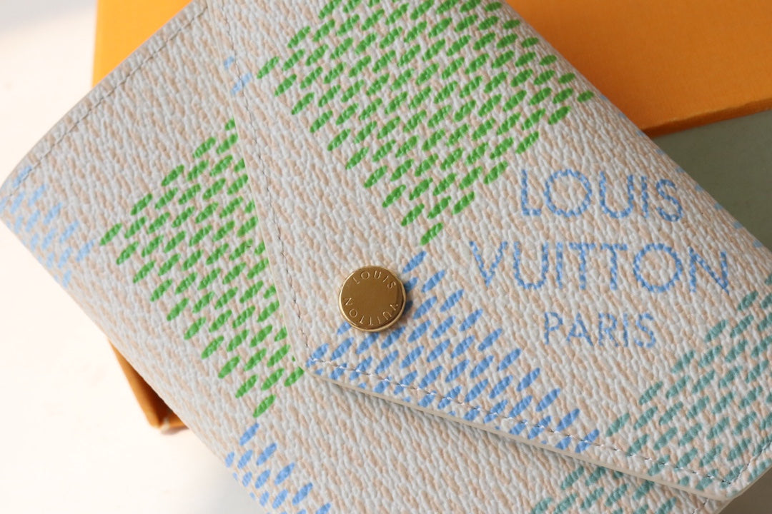 Louis Vuitton Victorine Wallet - Pastel Colorblock Monogram Canvas