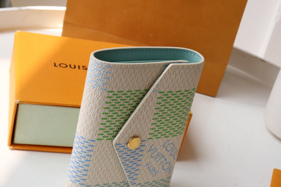 Louis Vuitton Victorine Wallet - Pastel Colorblock Monogram Canvas