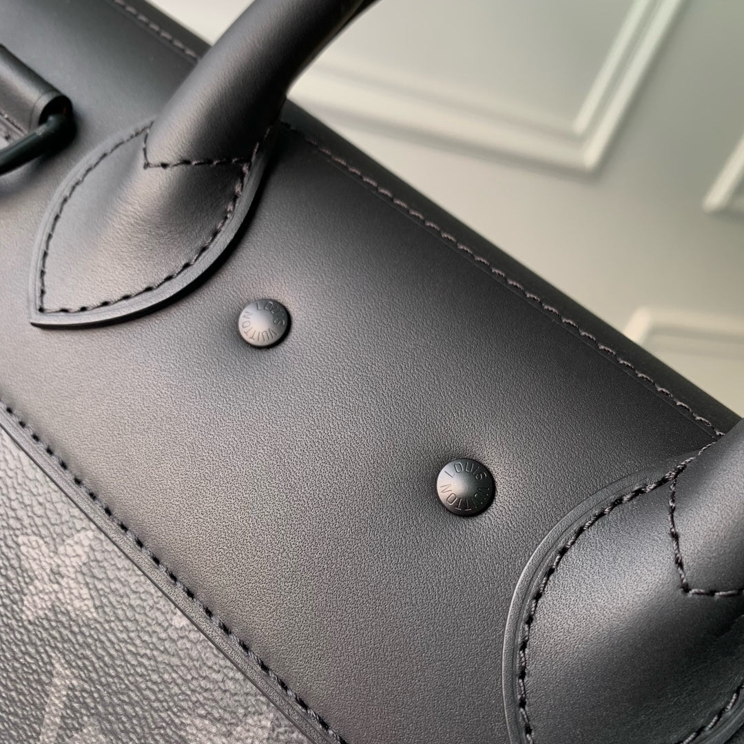 Louis Vuitton Steamer PM Monogram Eclipse Canvas - Black