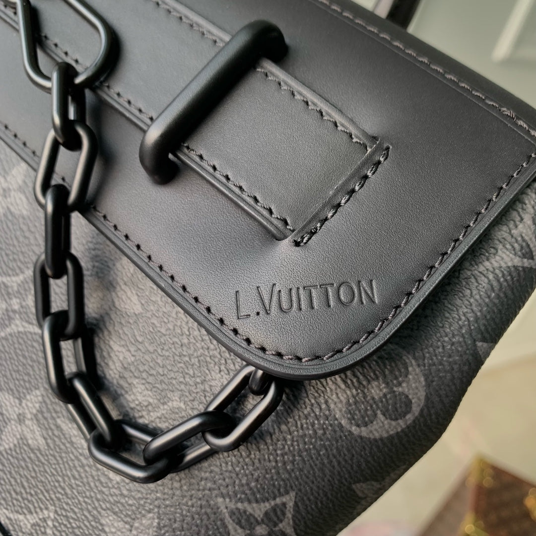 Louis Vuitton Steamer PM Monogram Eclipse Canvas - Black