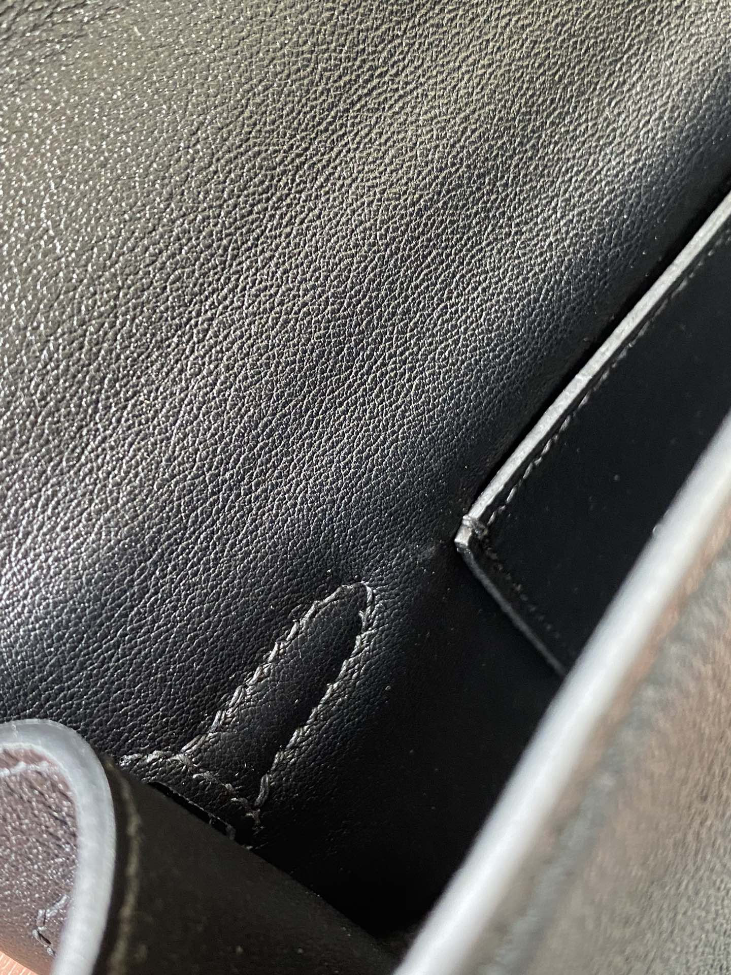 Hermès Kelly Moove Bag - Black Swift Leather with Palladium Hardware