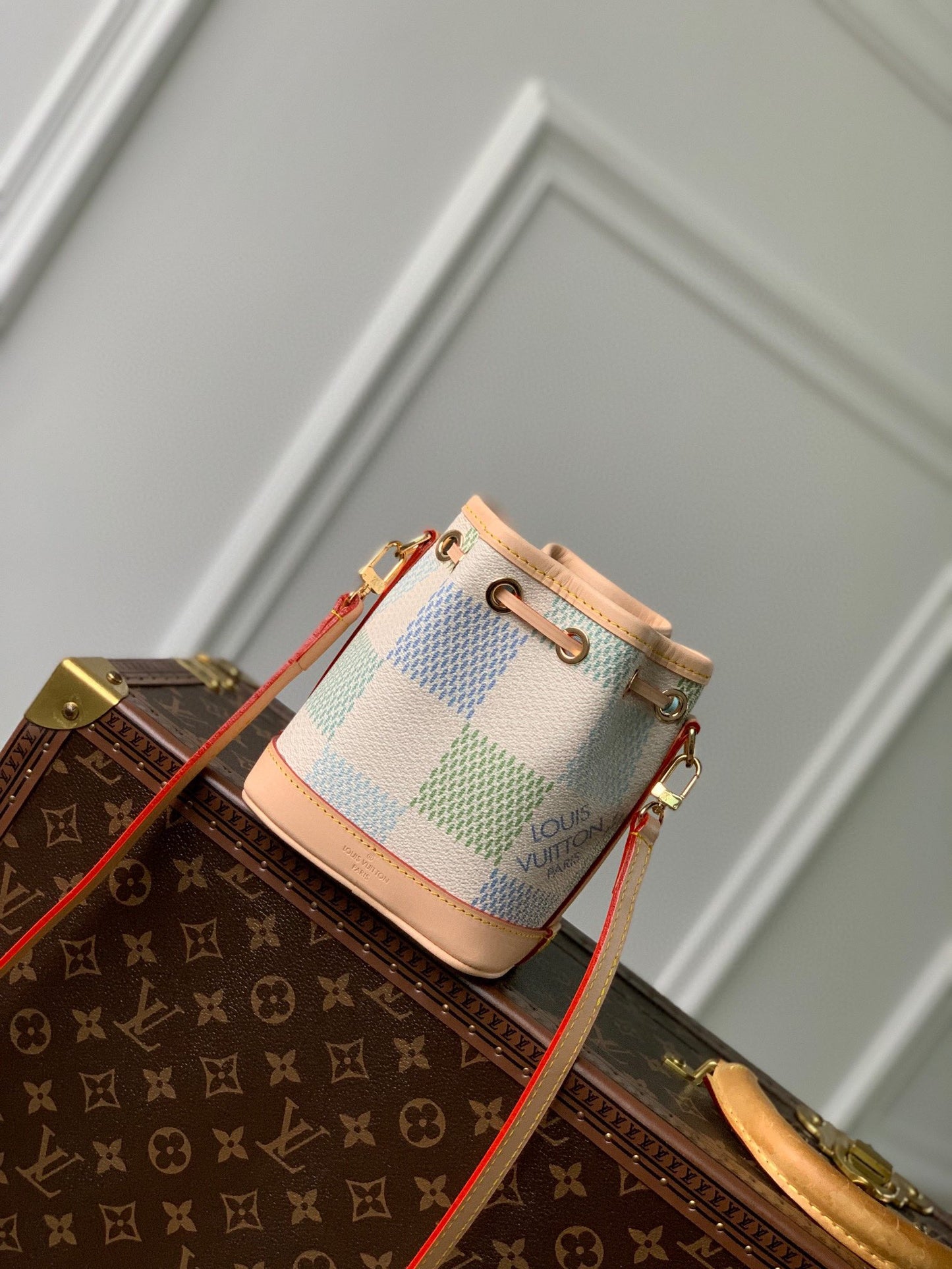 Louis Vuitton Nano Noé Damier Azur Bucket Bag - Limited Edition