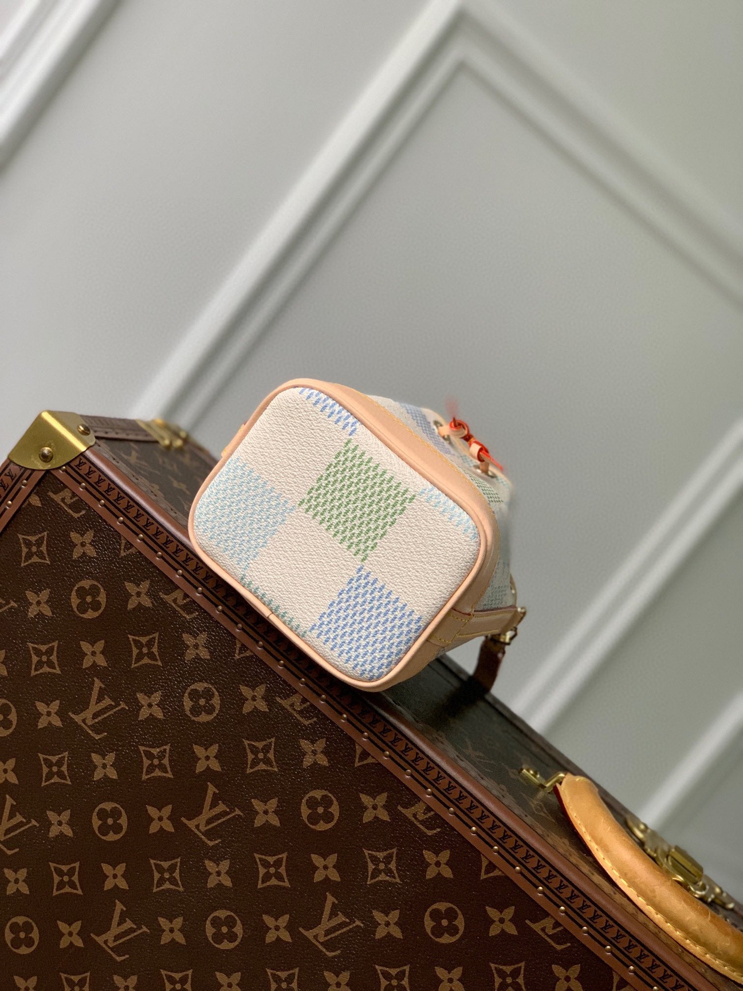 Louis Vuitton Nano Noé Damier Azur Bucket Bag - Limited Edition