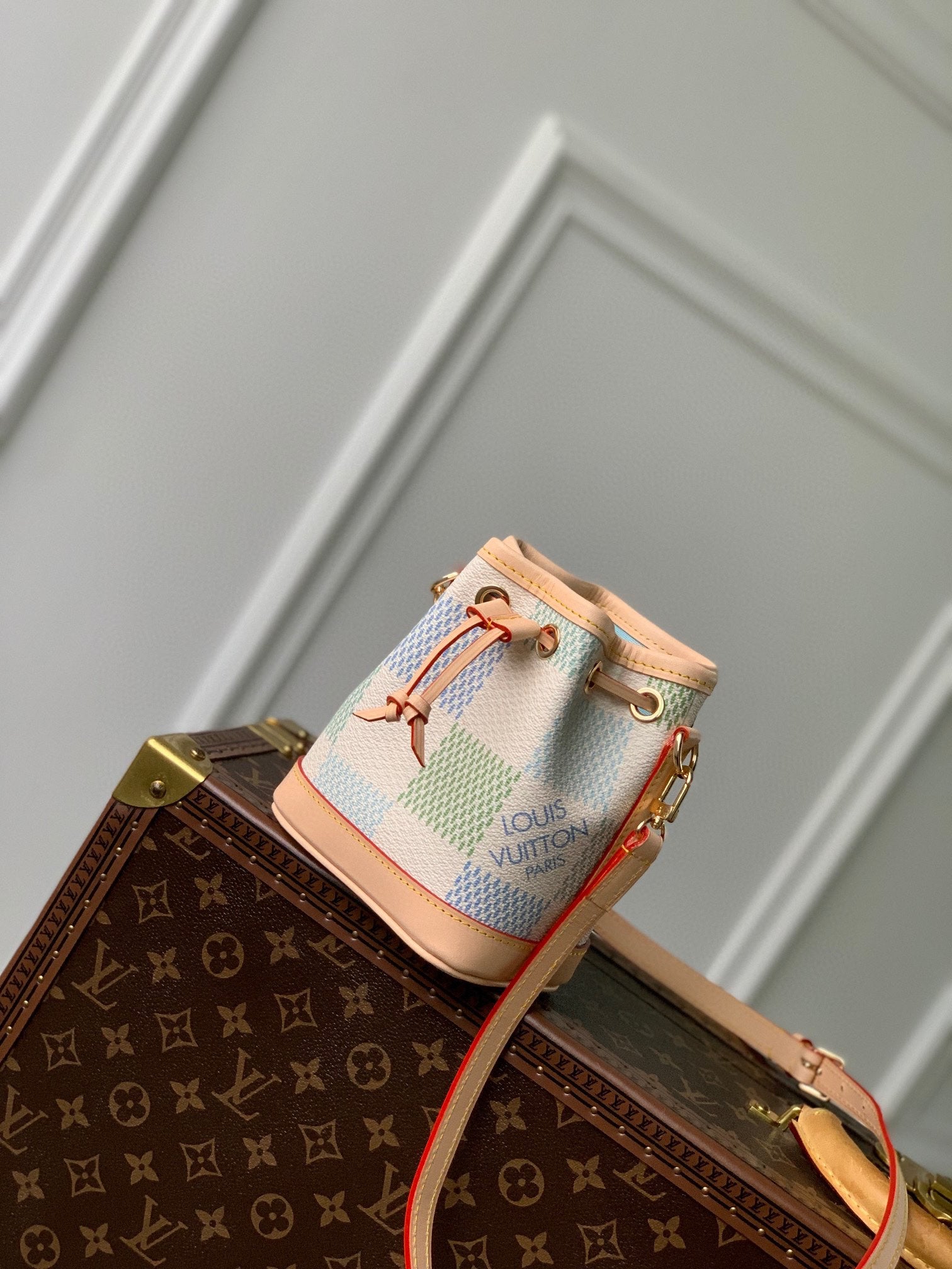 Louis Vuitton Nano Noé Damier Azur Bucket Bag - Limited Edition