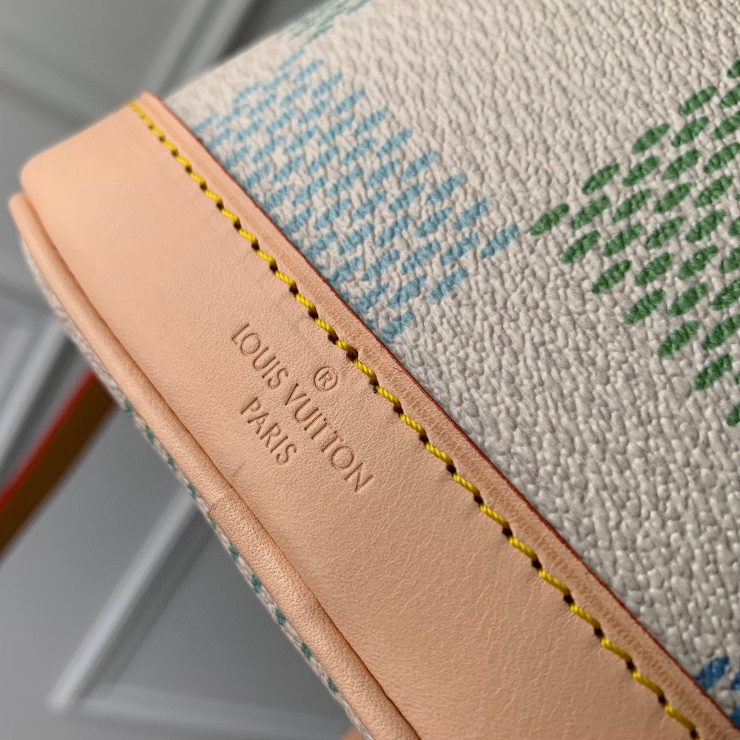 Louis Vuitton Nano Noé Damier Azur Bucket Bag - Limited Edition