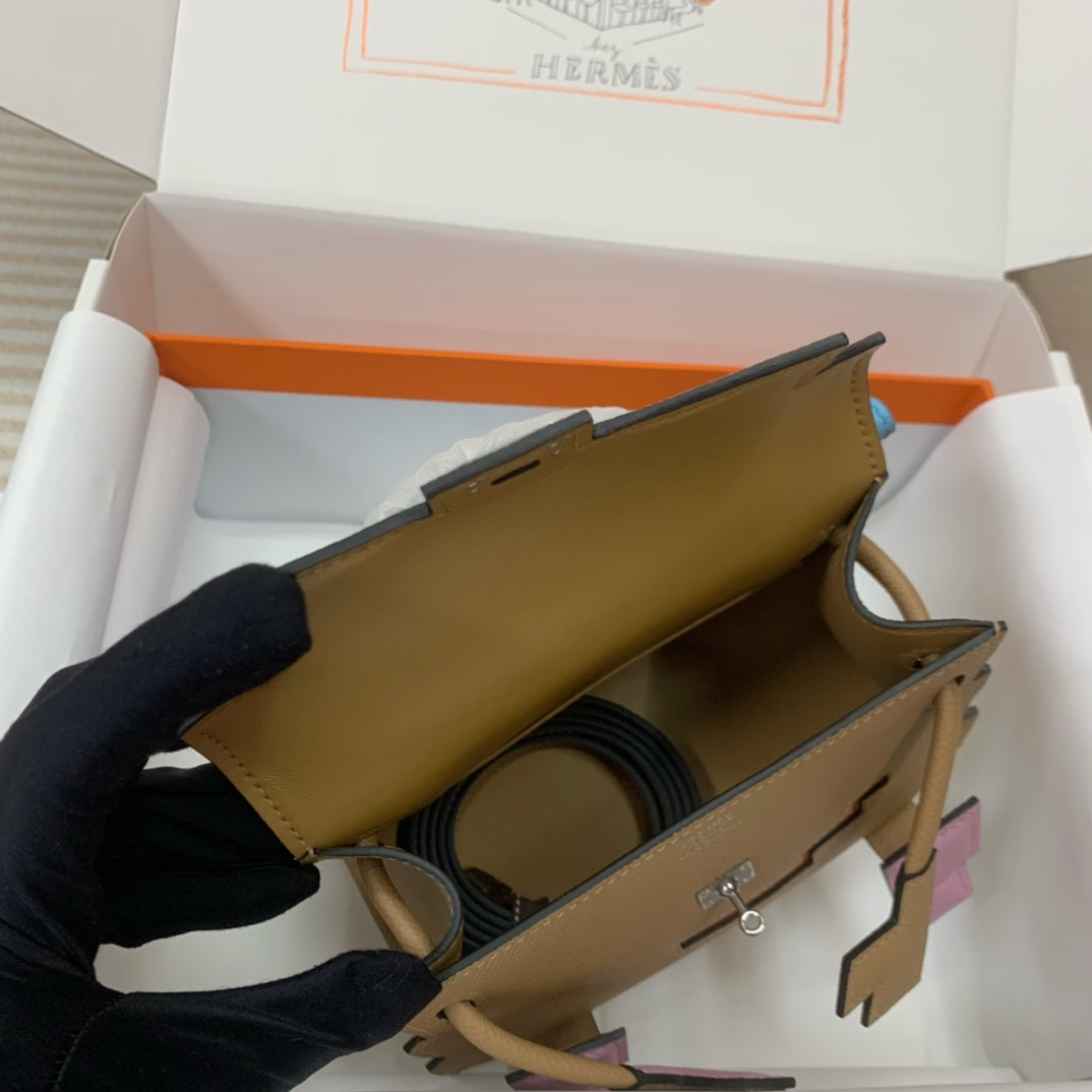 Hermès Kelly Doll Picto Handbag - Chai Epsom Leather Limited Edition Mini Bag