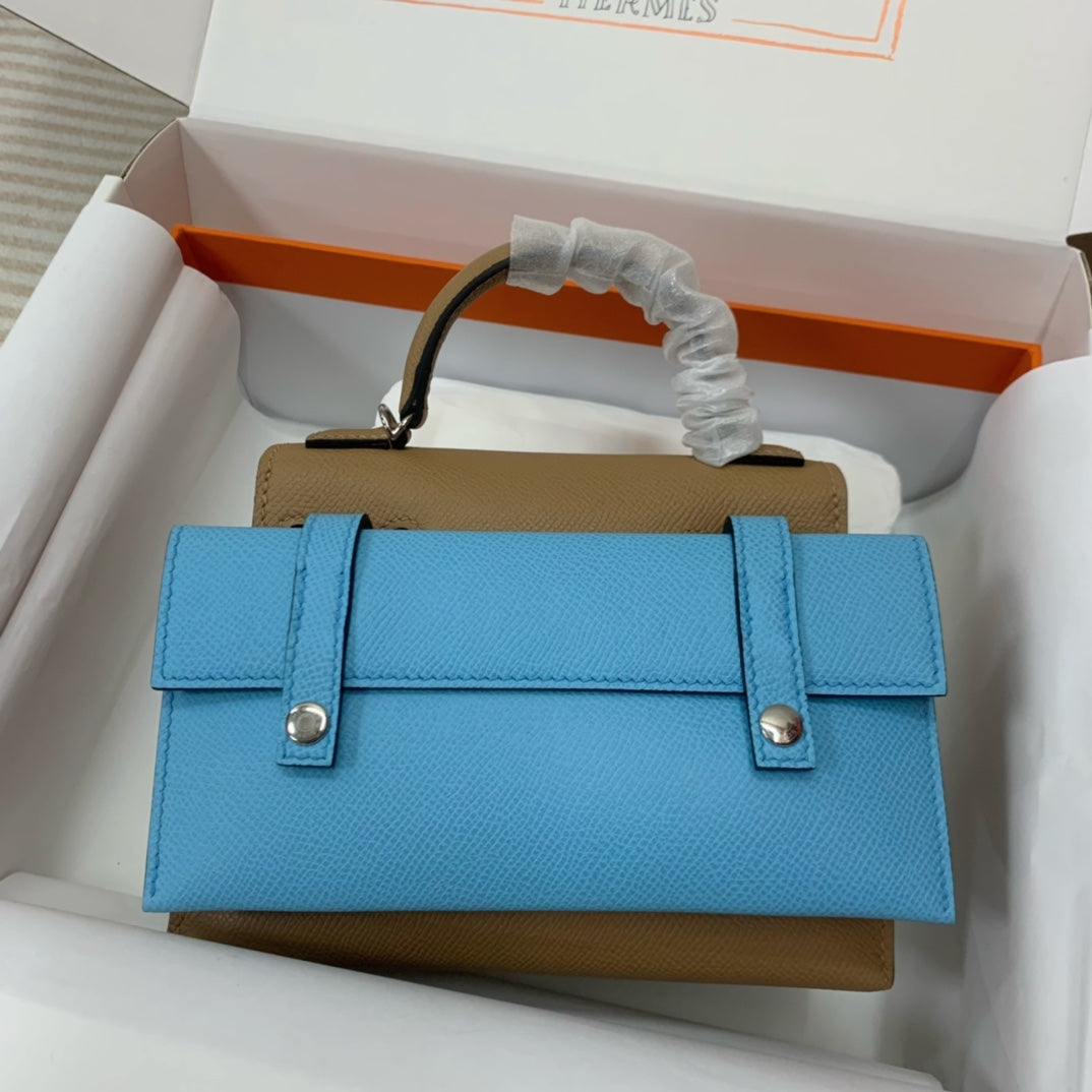 Hermès Kelly Doll Picto Handbag - Chai Epsom Leather Limited Edition Mini Bag