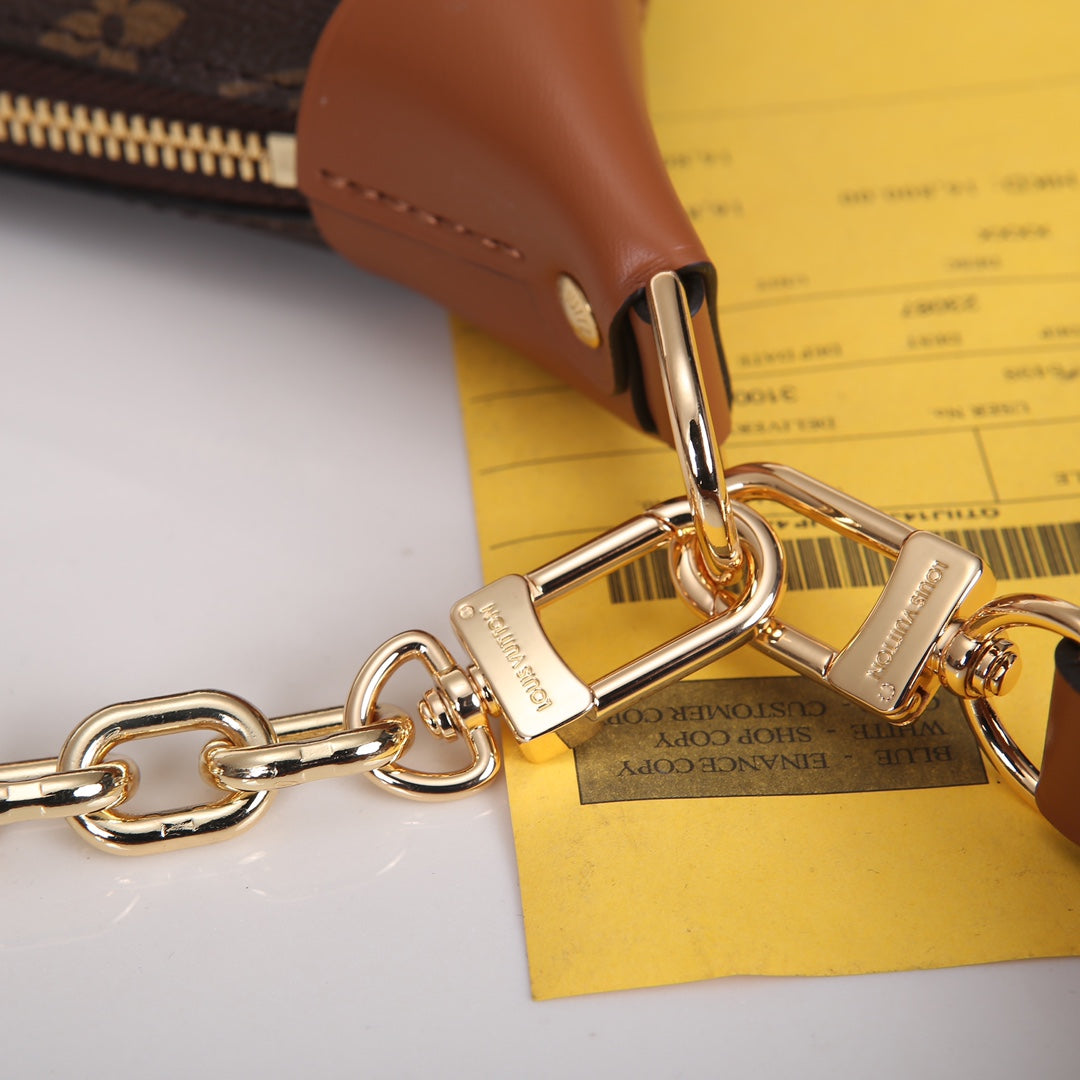 Louis Vuitton Loop GM Monogram Canvas Shoulder Bag - Brown