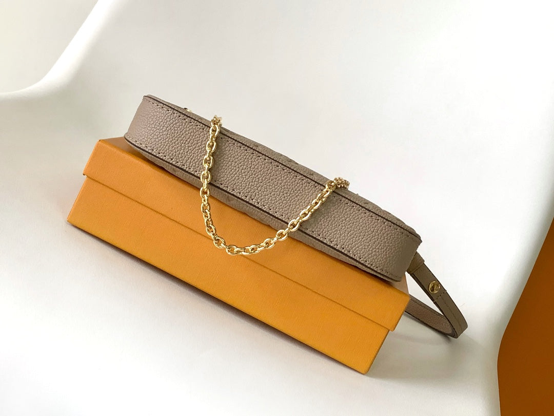 Louis Vuitton Monogram Empreinte Pochette Accessoires - Tourterelle