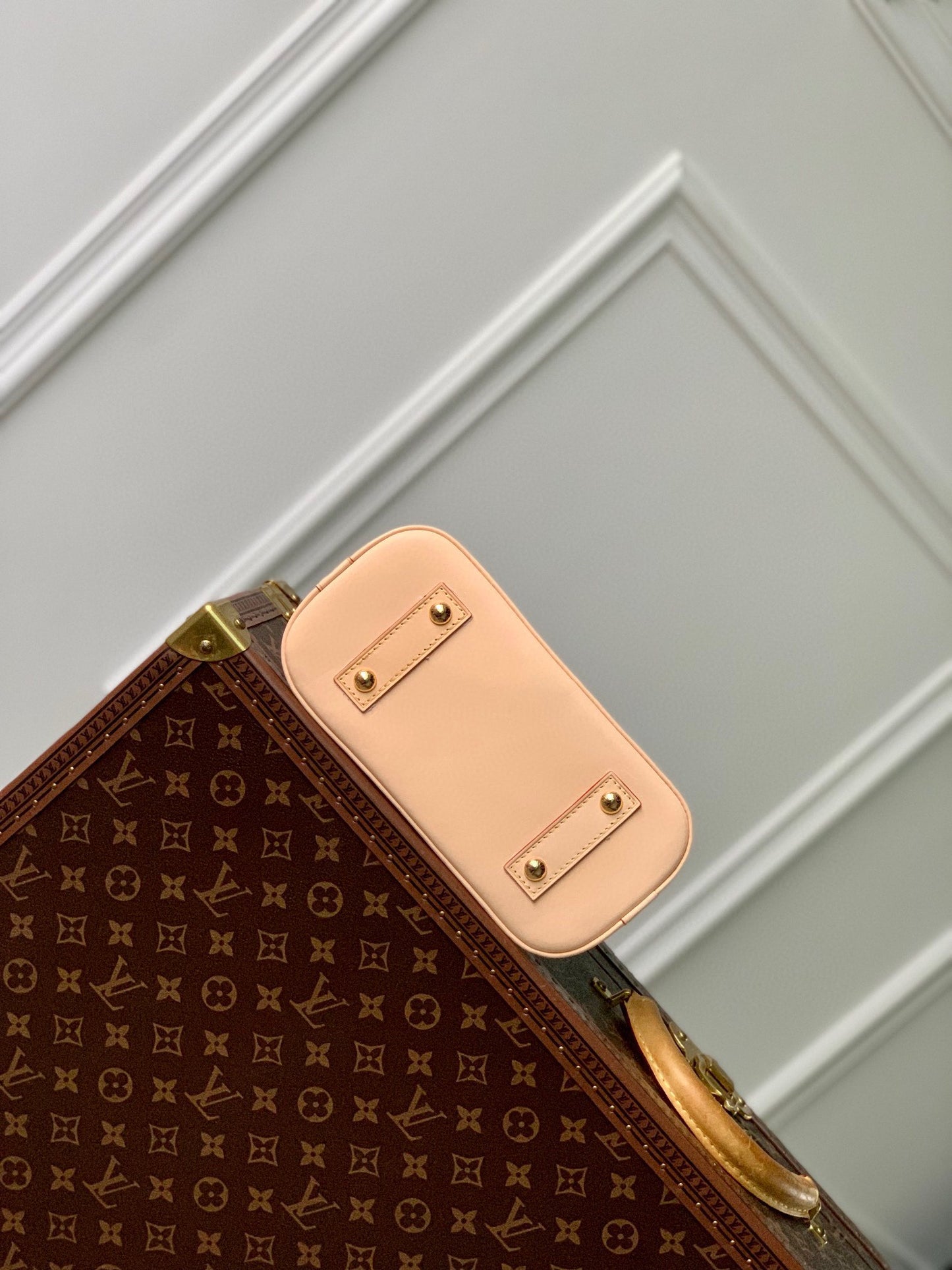 Louis Vuitton Alma BB Damierlicious Pastel Damier Azur Canvas Handbag