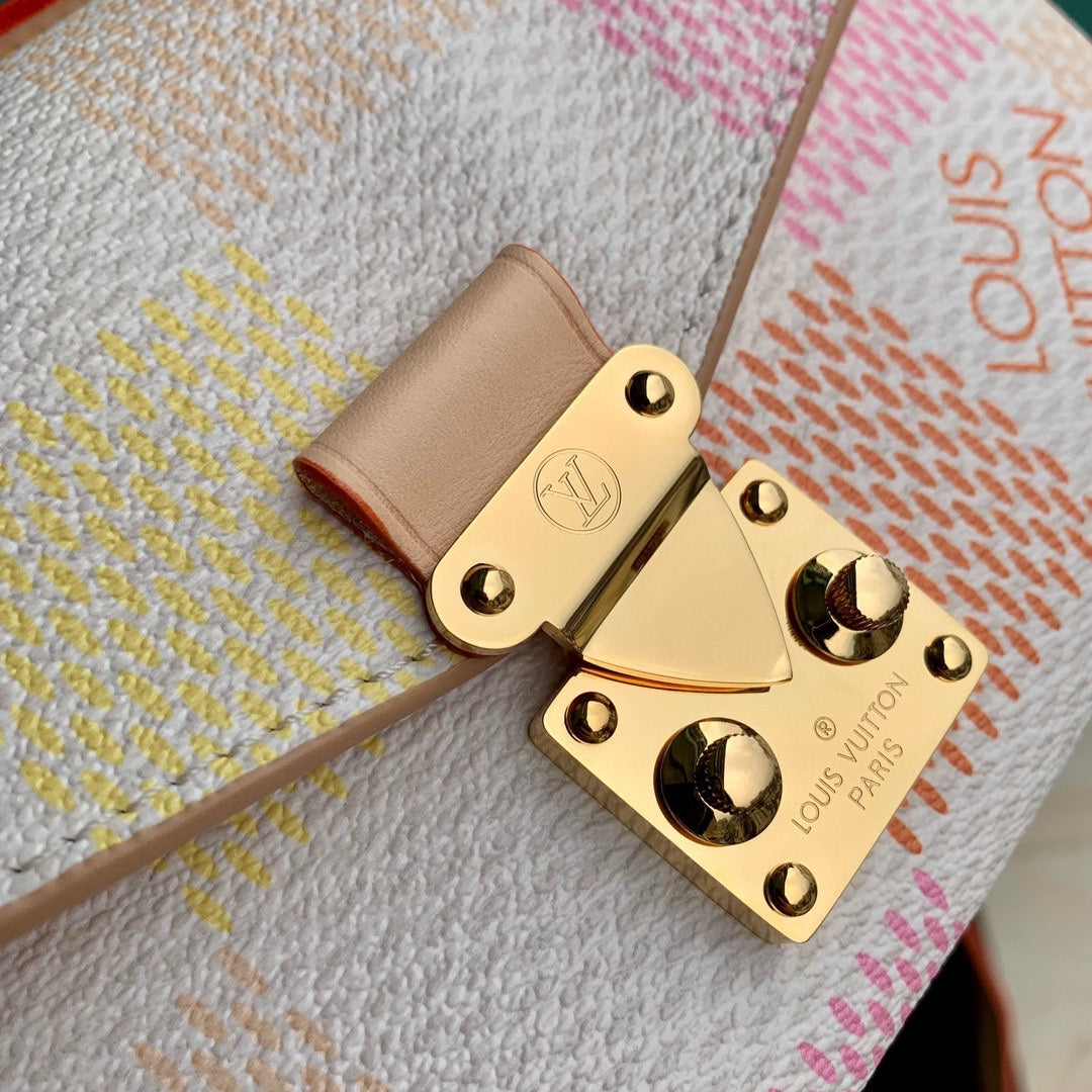 Louis Vuitton Pochette Métis East West Damier Lichen Shoulder Bag