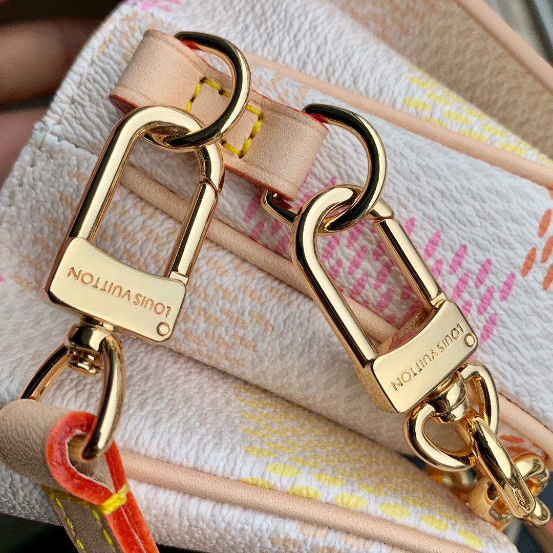 Louis Vuitton Pochette Métis East West Damier Lichen Shoulder Bag