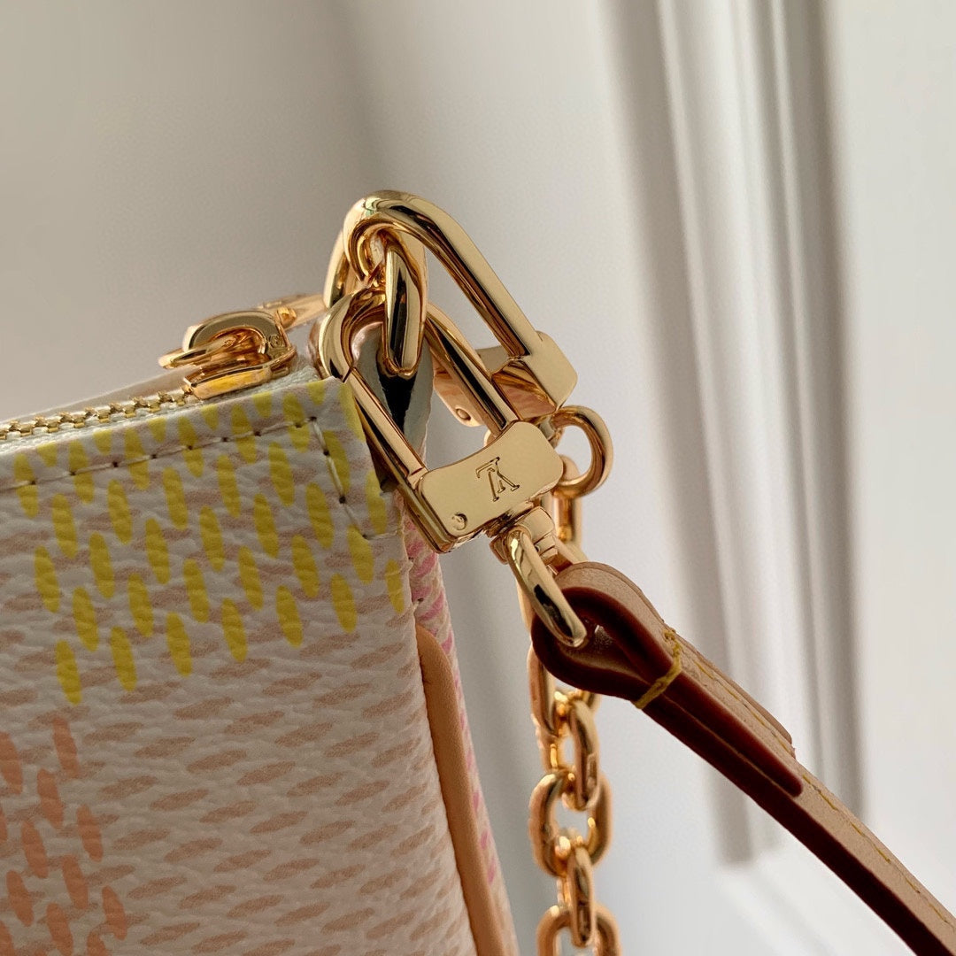 Louis Vuitton Damier Azur Pastel Mini Pochette Accessoires