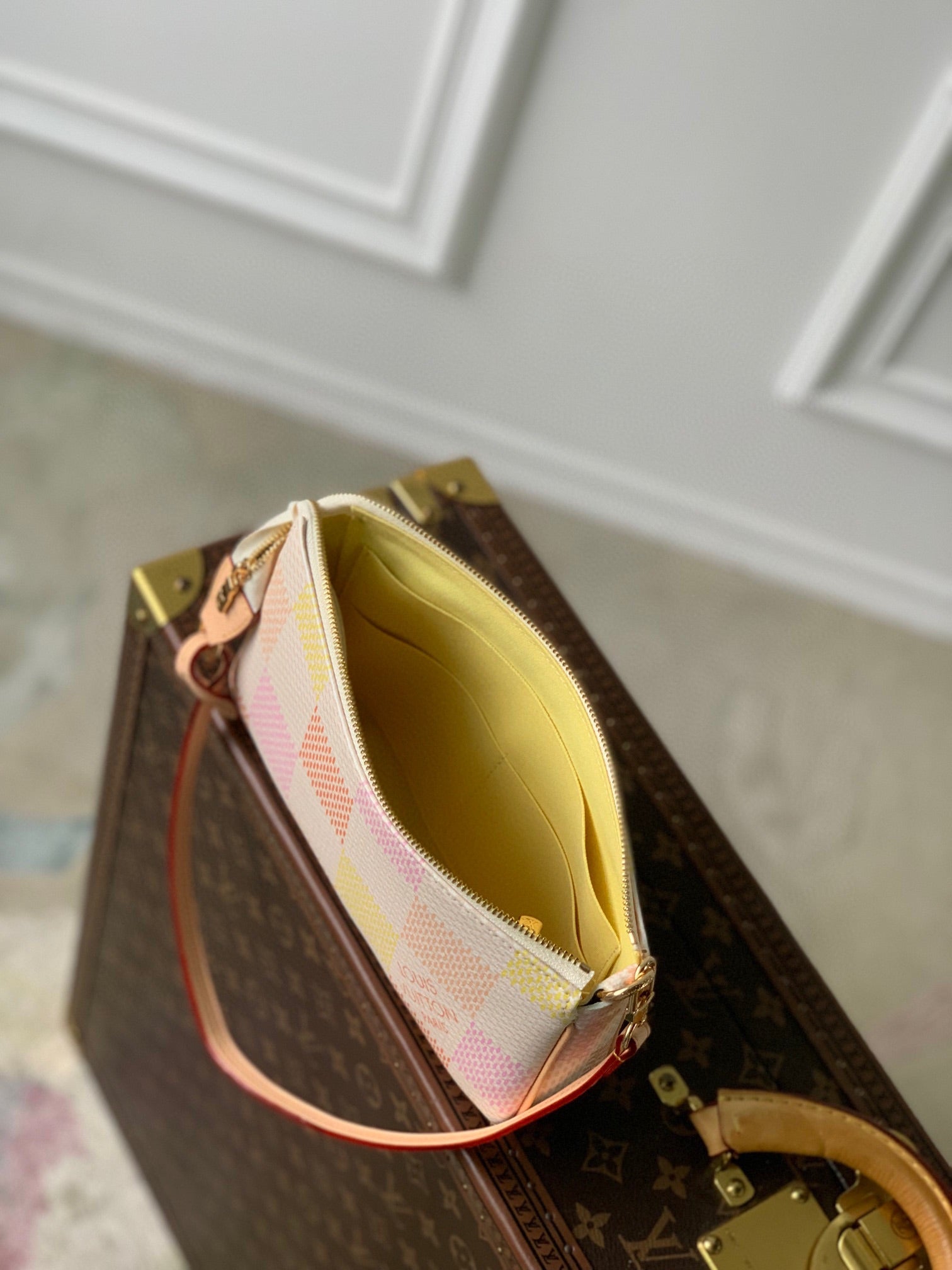 Louis Vuitton Damier Azur Pastel Mini Pochette Accessoires