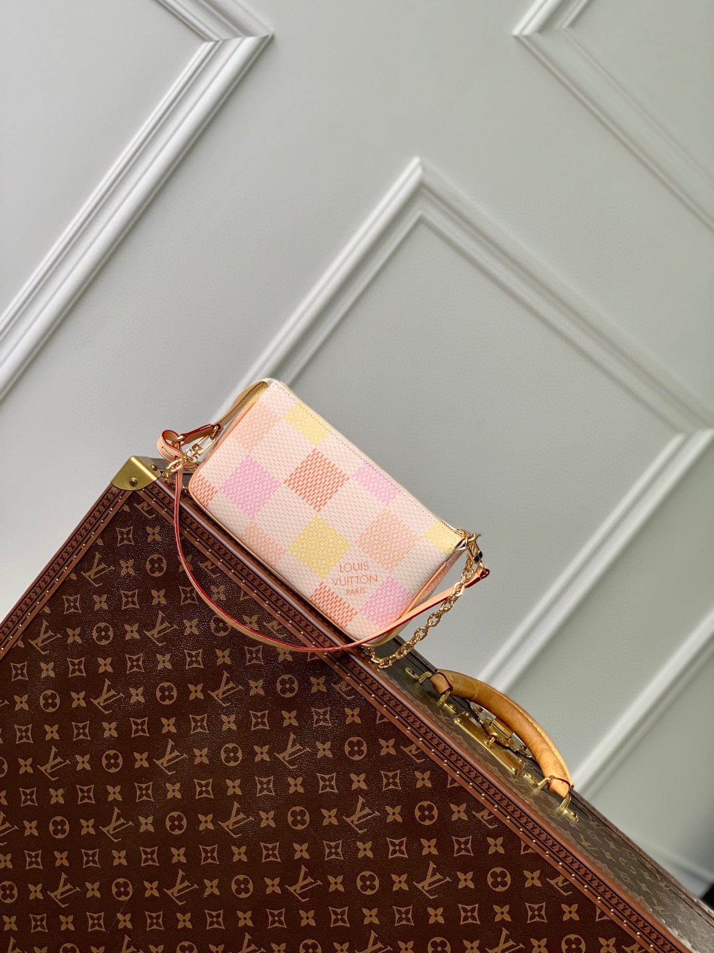 Louis Vuitton Damier Azur Pastel Mini Pochette Accessoires