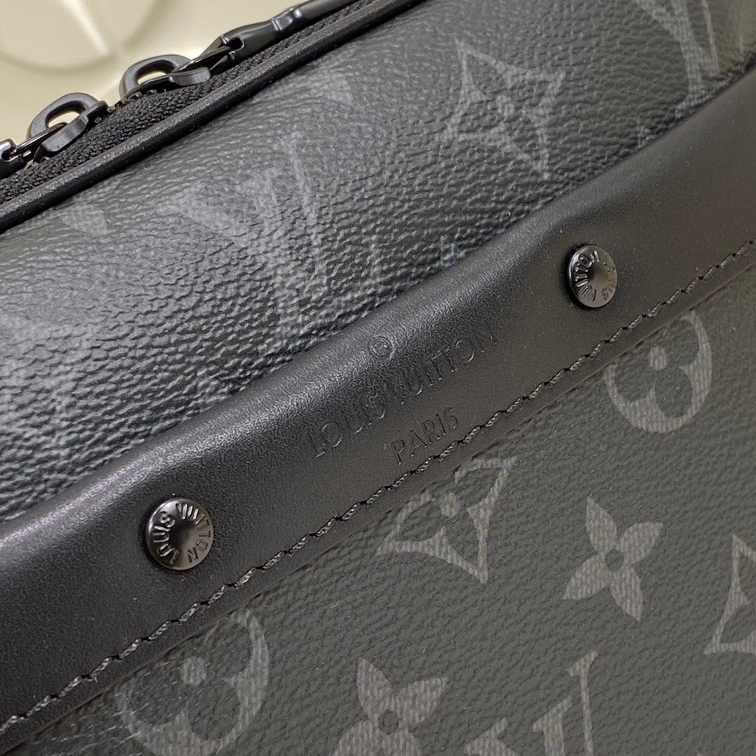 Louis Vuitton Alpha Wearable Wallet Monogram Eclipse Canvas - Black