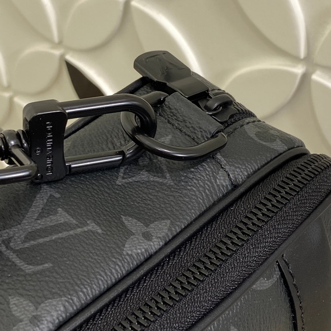 Louis Vuitton Alpha Wearable Wallet Monogram Eclipse Canvas - Black