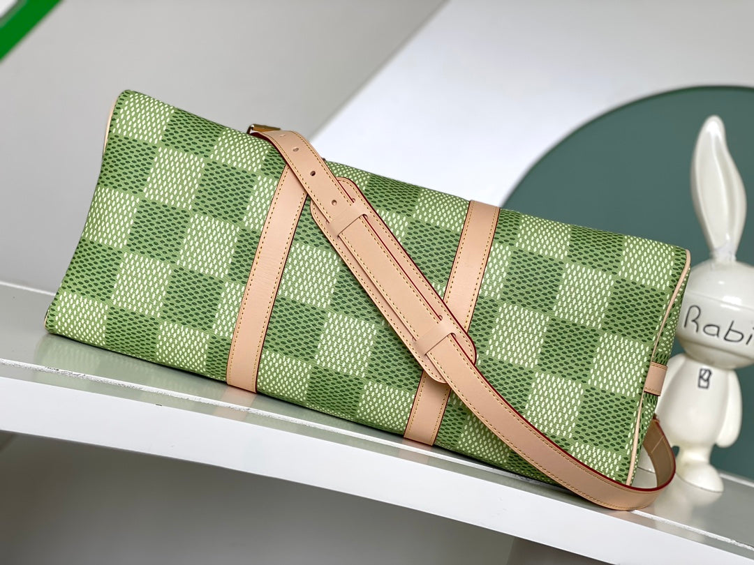 Louis Vuitton Pharrell Williams Speedy P9 Bandoulière 40 Damier Pop Green