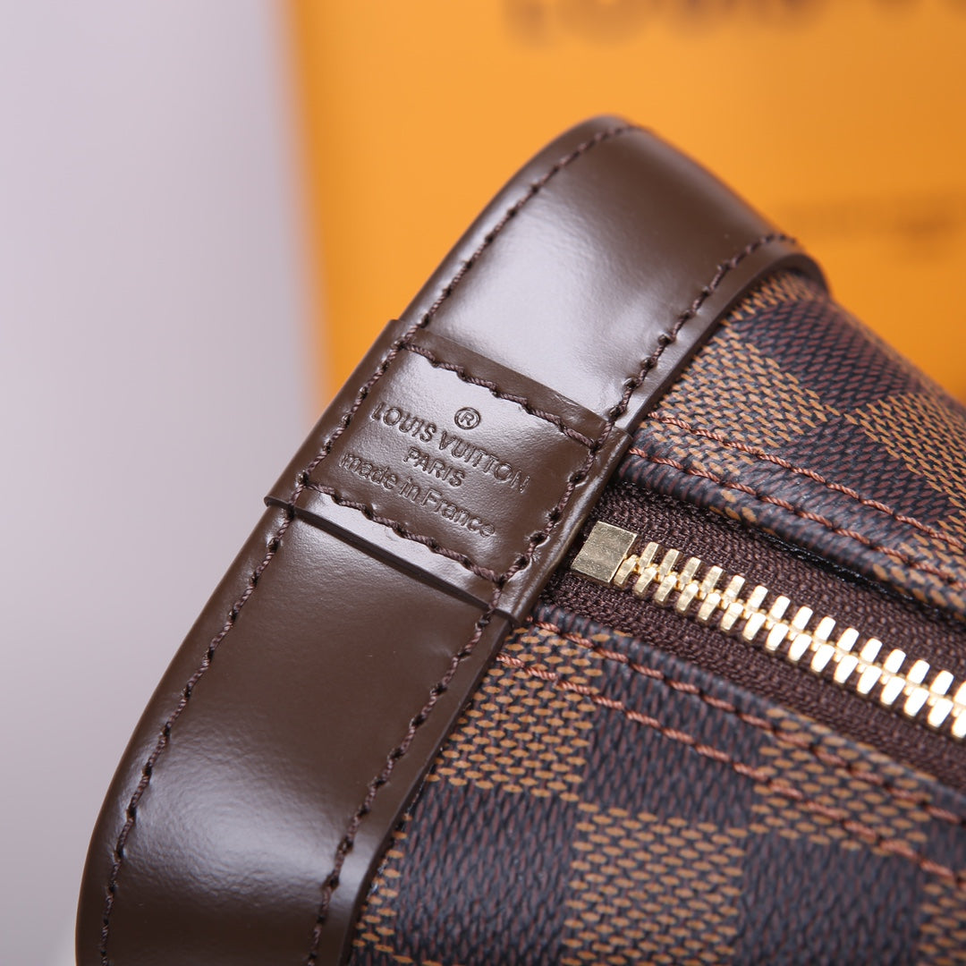 Louis Vuitton Alma BB Damier Ebene Handbag - Brown