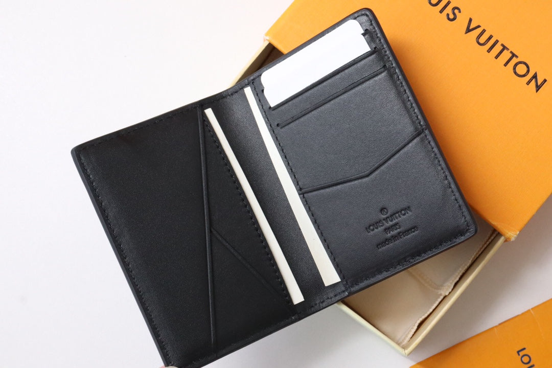 Louis Vuitton Black Taurillon Leather Pocket Organizer