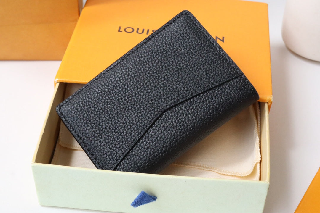 Louis Vuitton Black Taurillon Leather Pocket Organizer