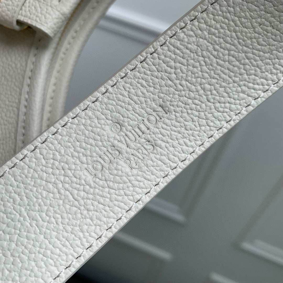 Louis Vuitton Monogram Small Shoulder Bag in White and Light Pink
