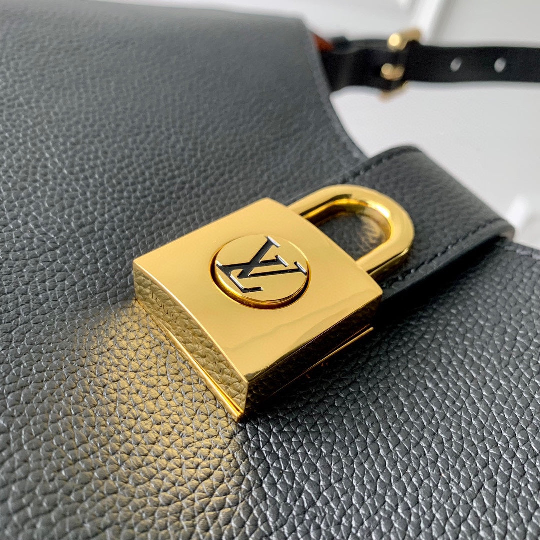 Louis Vuitton Monogram Empreinte Loop Handbag - Black Leather