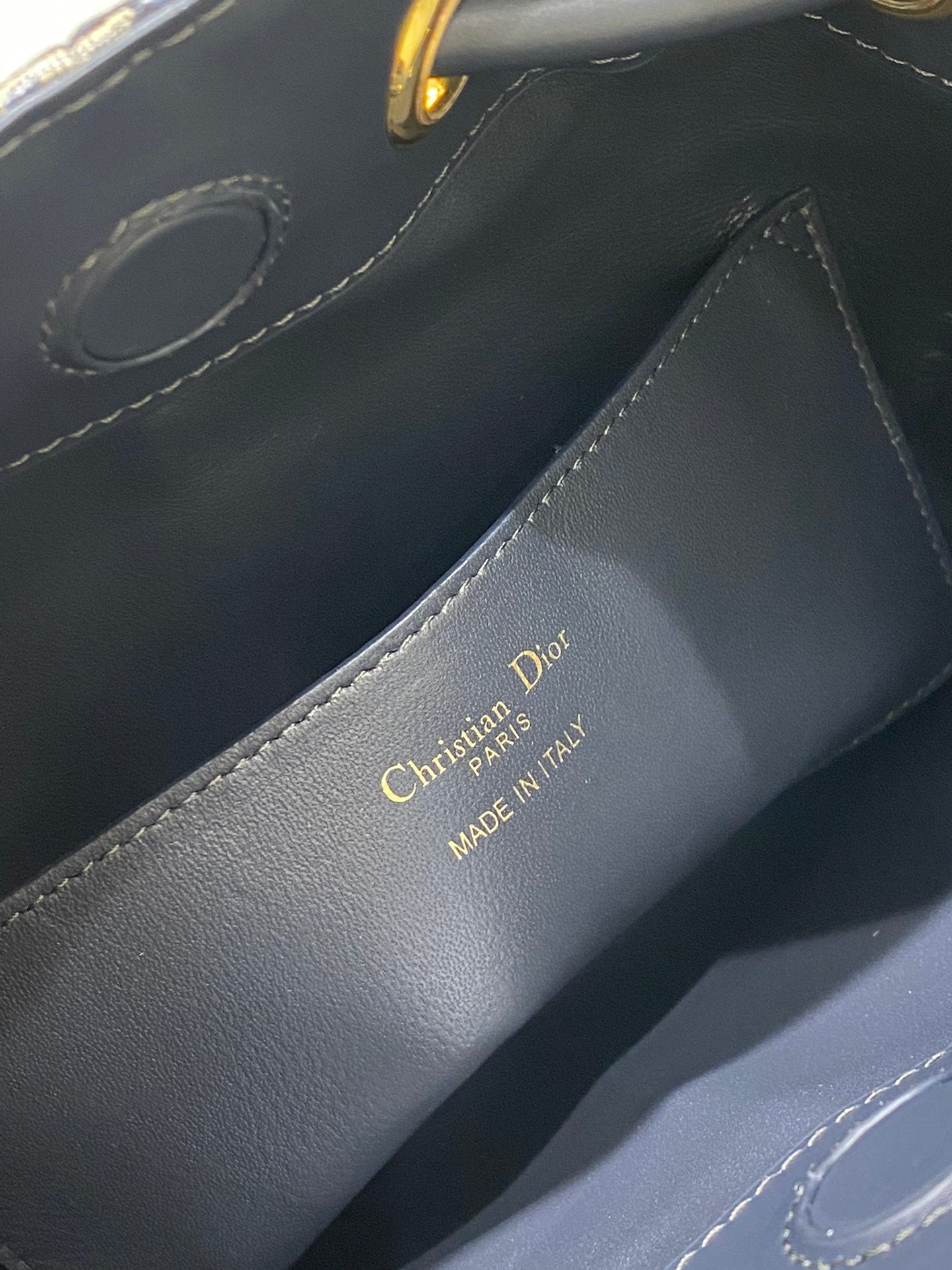 Dior C'est Dior Bucket Bag - Blue Oblique Jacquard with CD Signature Handles