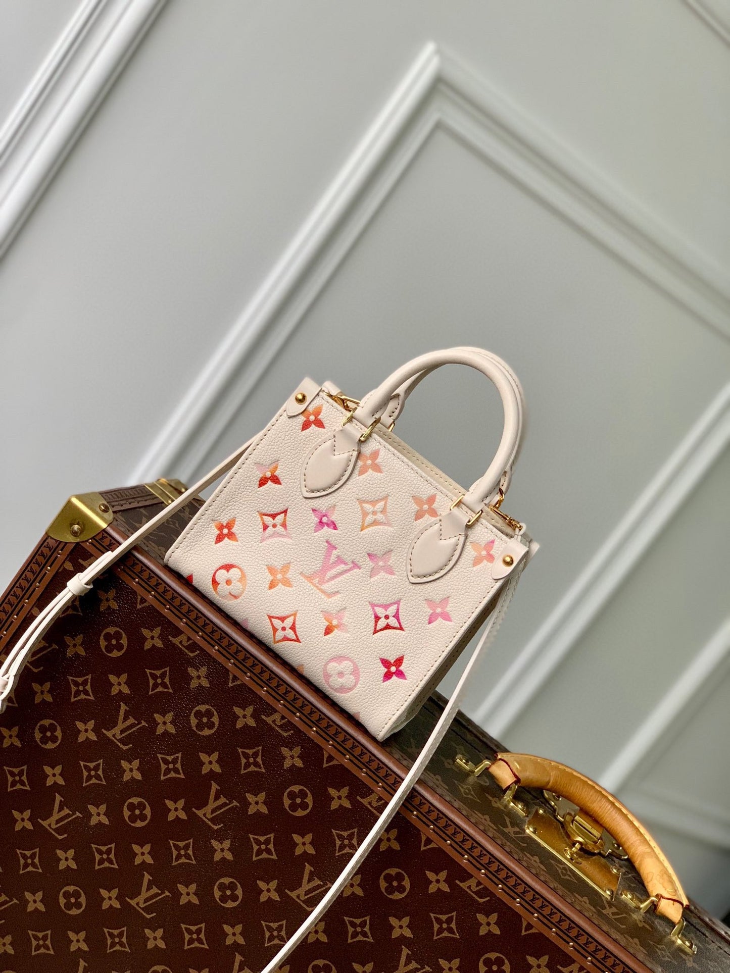 Louis Vuitton Petit Palais Monogram Empreinte Summer Gradient Handbag