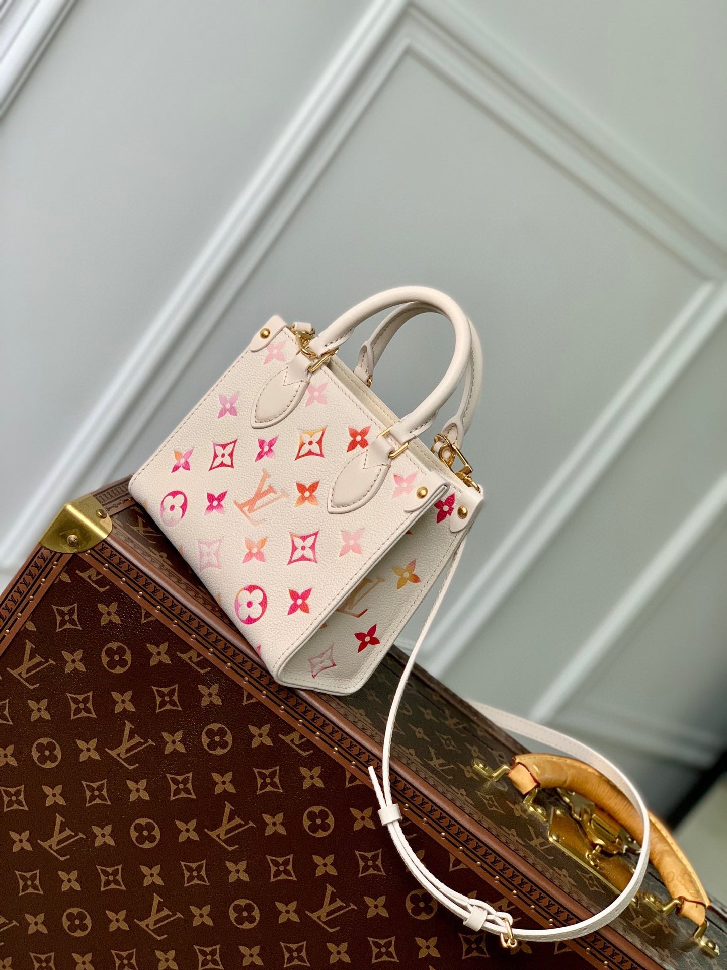 Louis Vuitton Petit Palais Monogram Empreinte Summer Gradient Handbag