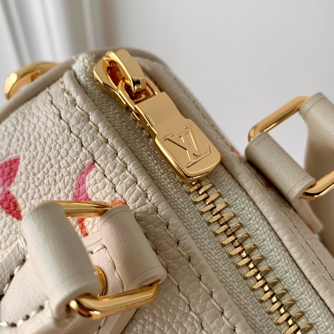 Louis Vuitton Nano Speedy Bag - Monogram Gradient Canvas - Cream/Multi