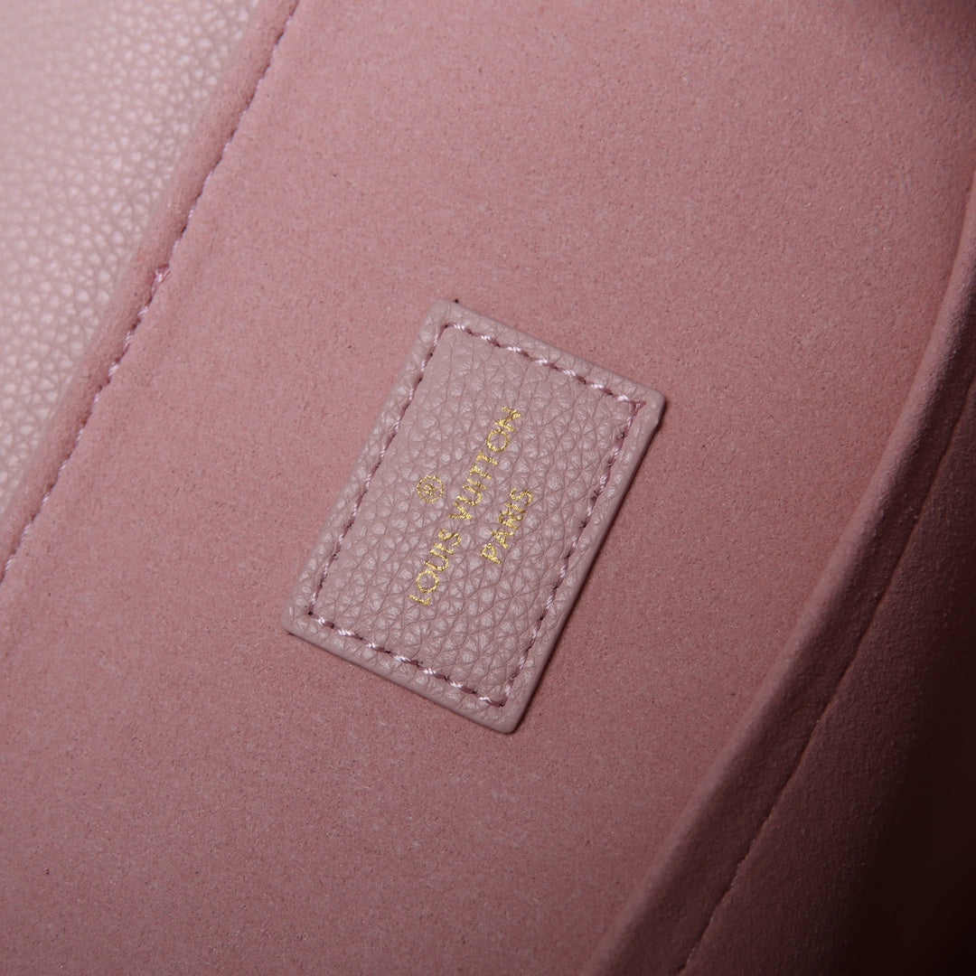 Louis Vuitton Montsouris Backpack BB - Monogram Empreinte Leather - Pink