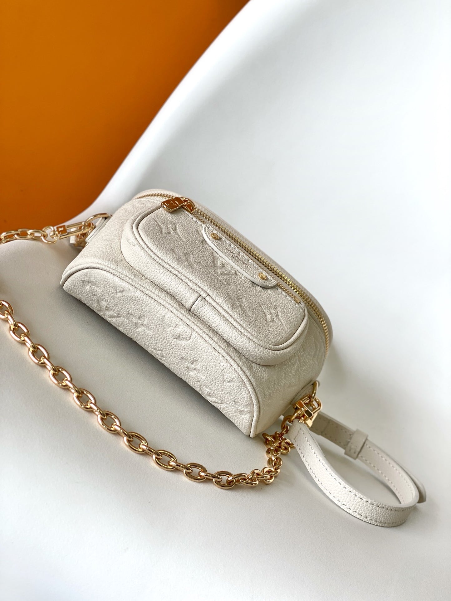 Louis Vuitton Monogram Empreinte Bumbag - Cream Leather Crossbody Bag