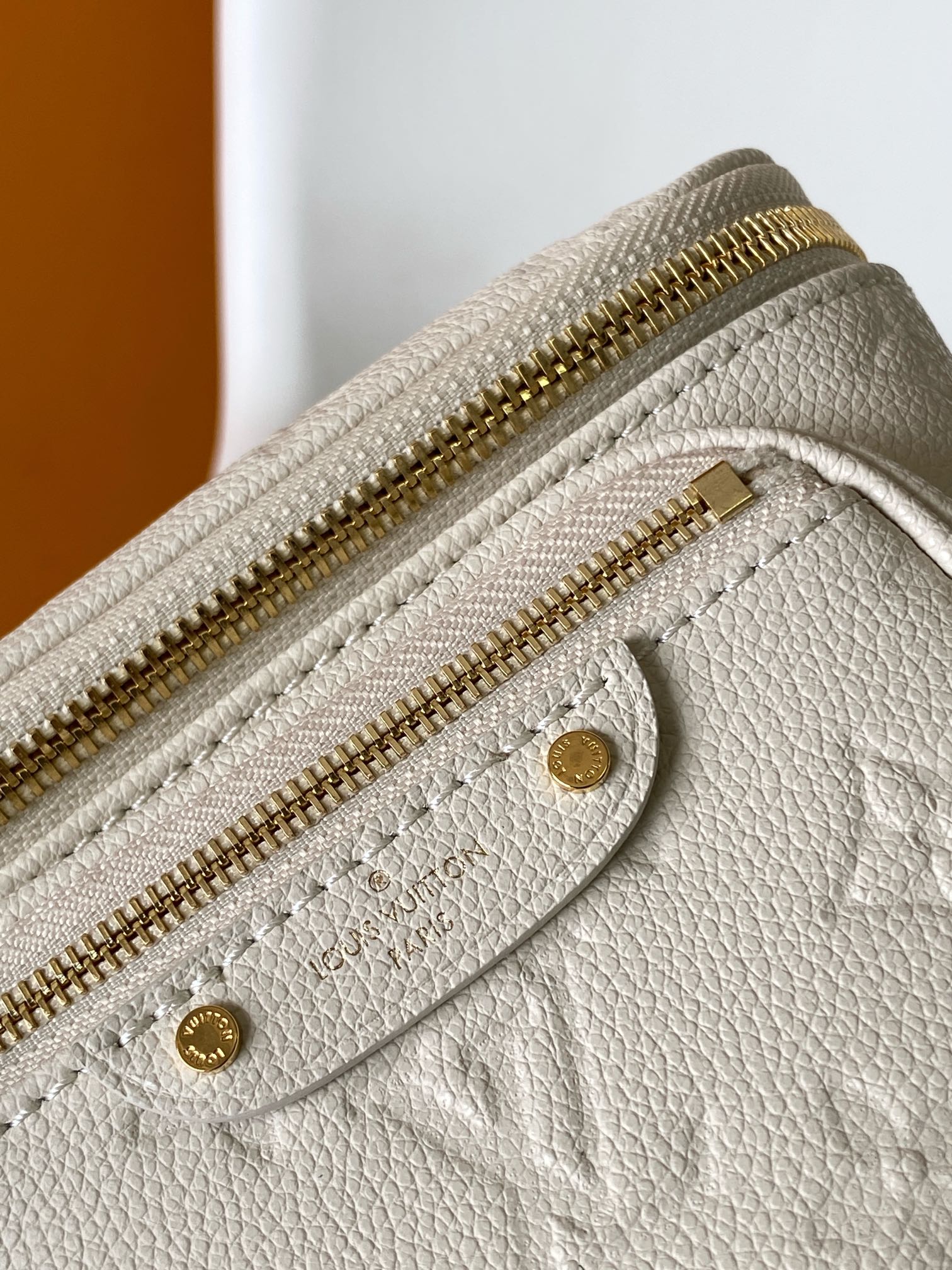 Louis Vuitton Monogram Empreinte Bumbag - Cream Leather Crossbody Bag