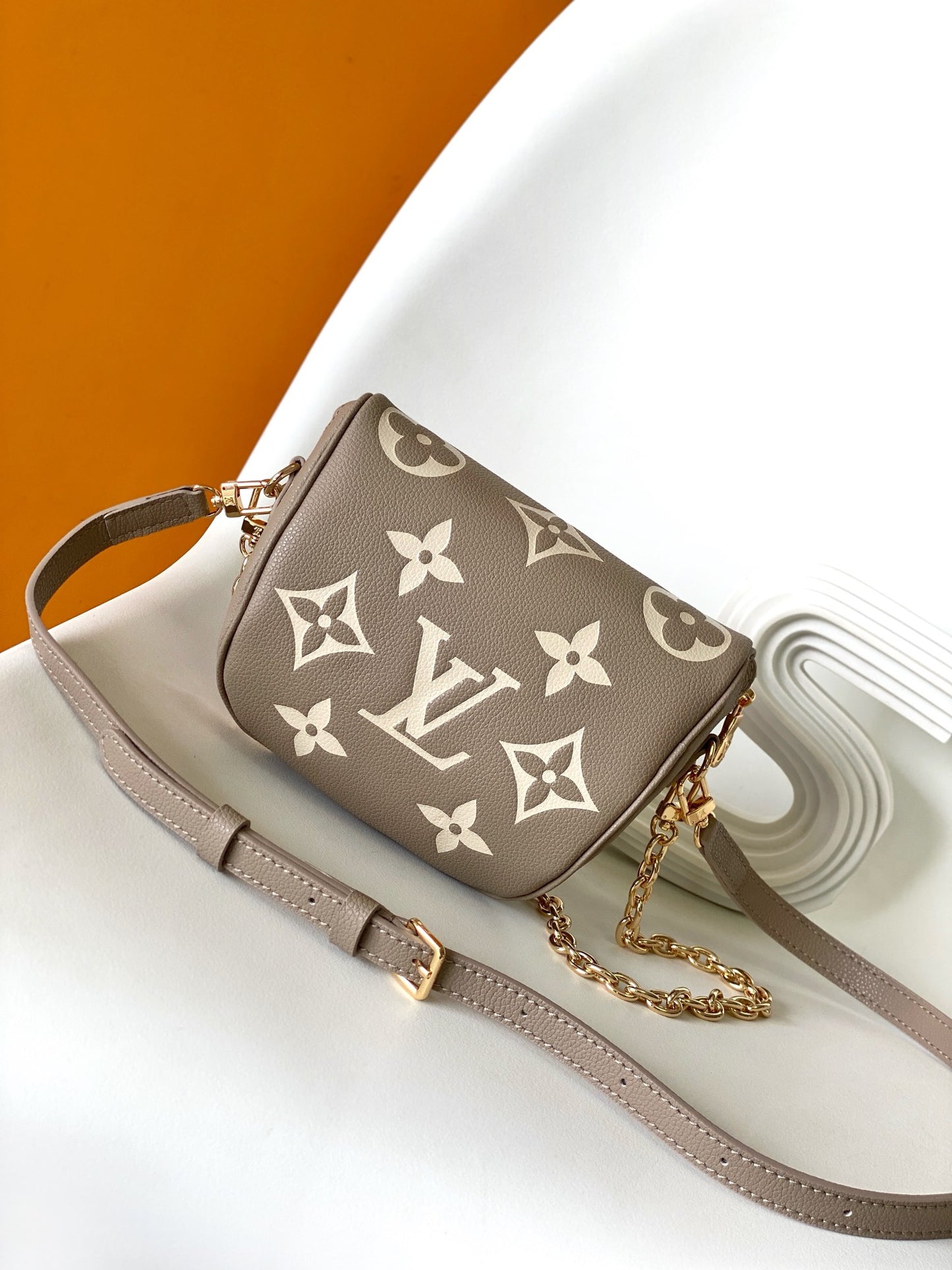 Louis Vuitton Monogram Empreinte Bumbag - Tourterelle Beige Leather