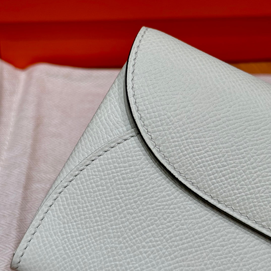 Hermès In-the-Loop Phone Pouch - Vert Fizz Epsom Leather with Palladium Hardware