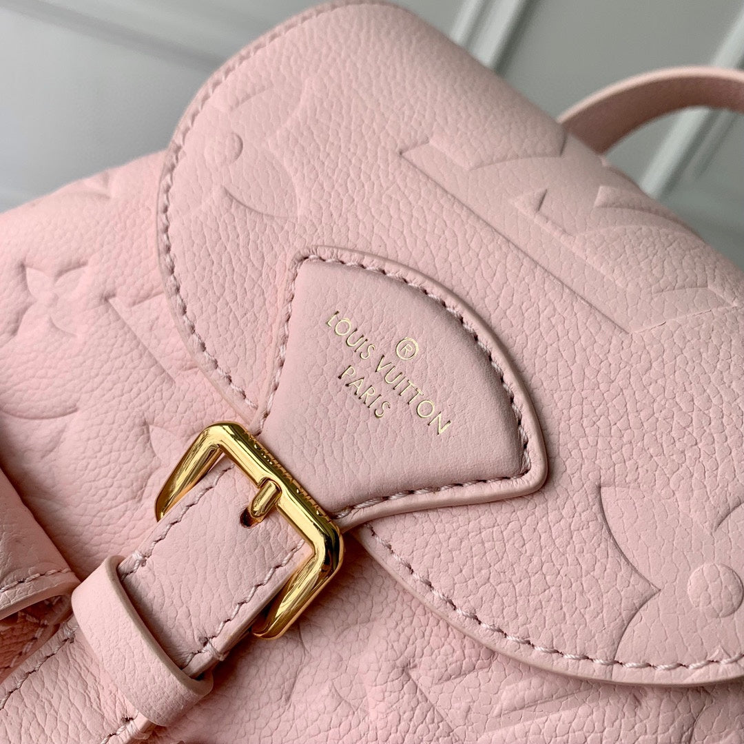 Louis Vuitton Monogram Empreinte Pink Mini Christopher Backpack