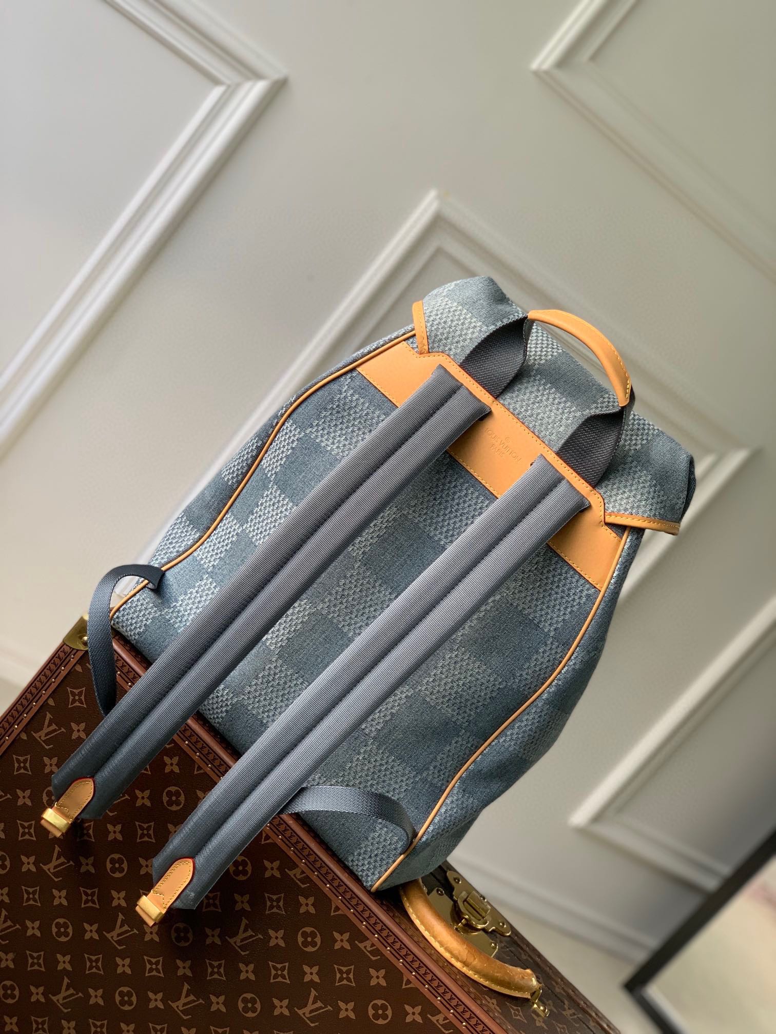 Louis Vuitton Damier Azure Denim Montsouris Backpack