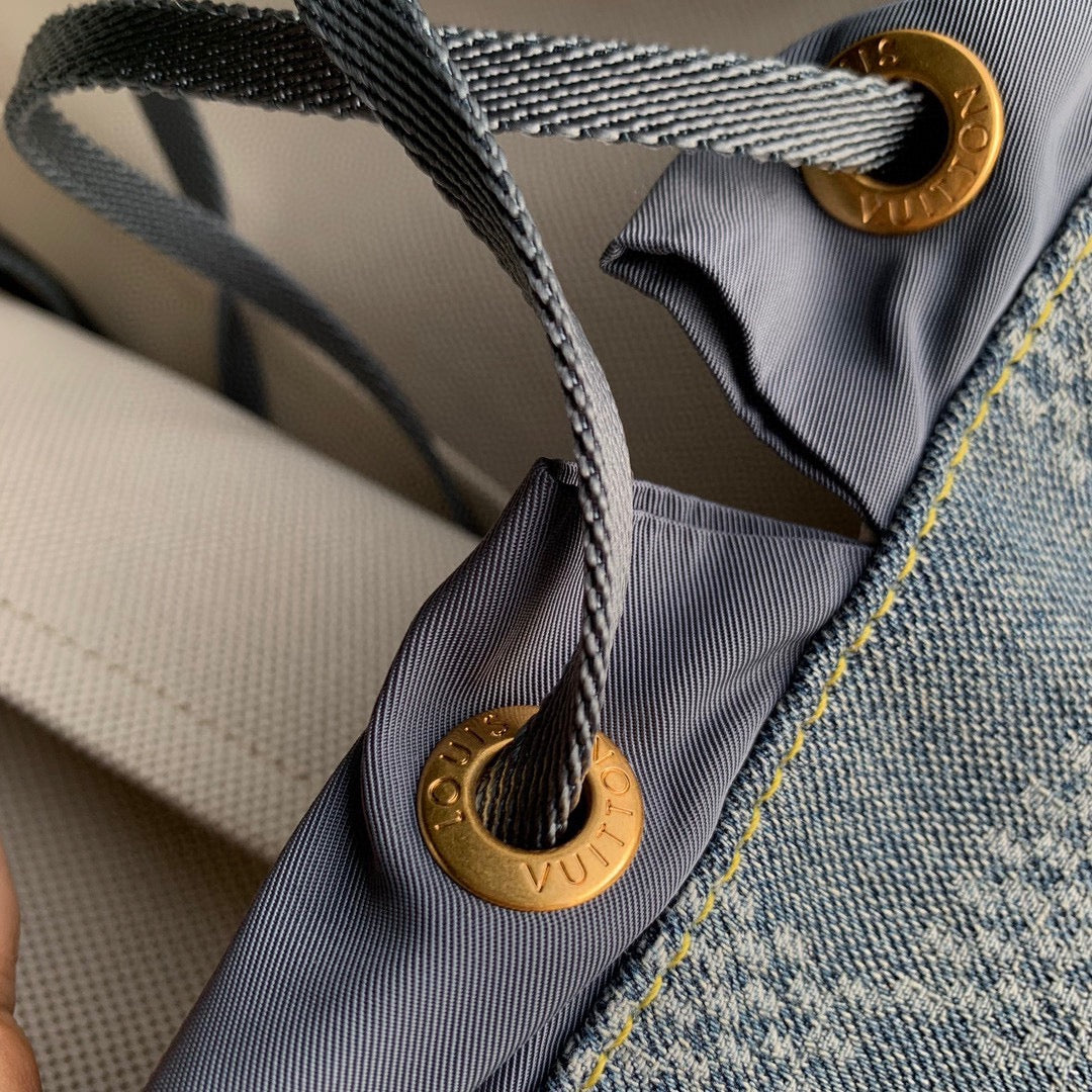 Louis Vuitton Damier Azure Denim Montsouris Backpack