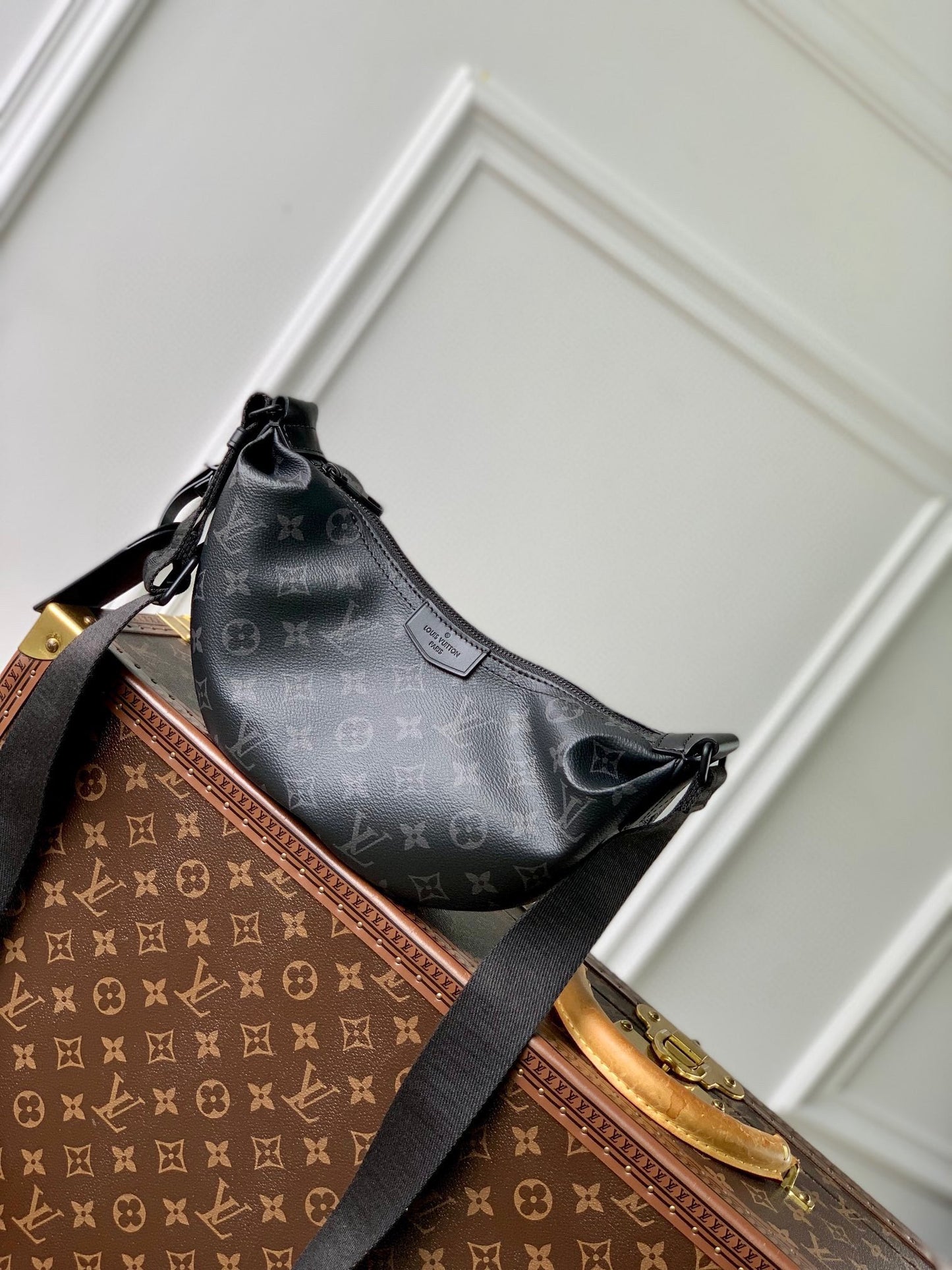 Louis Vuitton Monogram Eclipse Bumbag - Men's Luxury Belt Bag