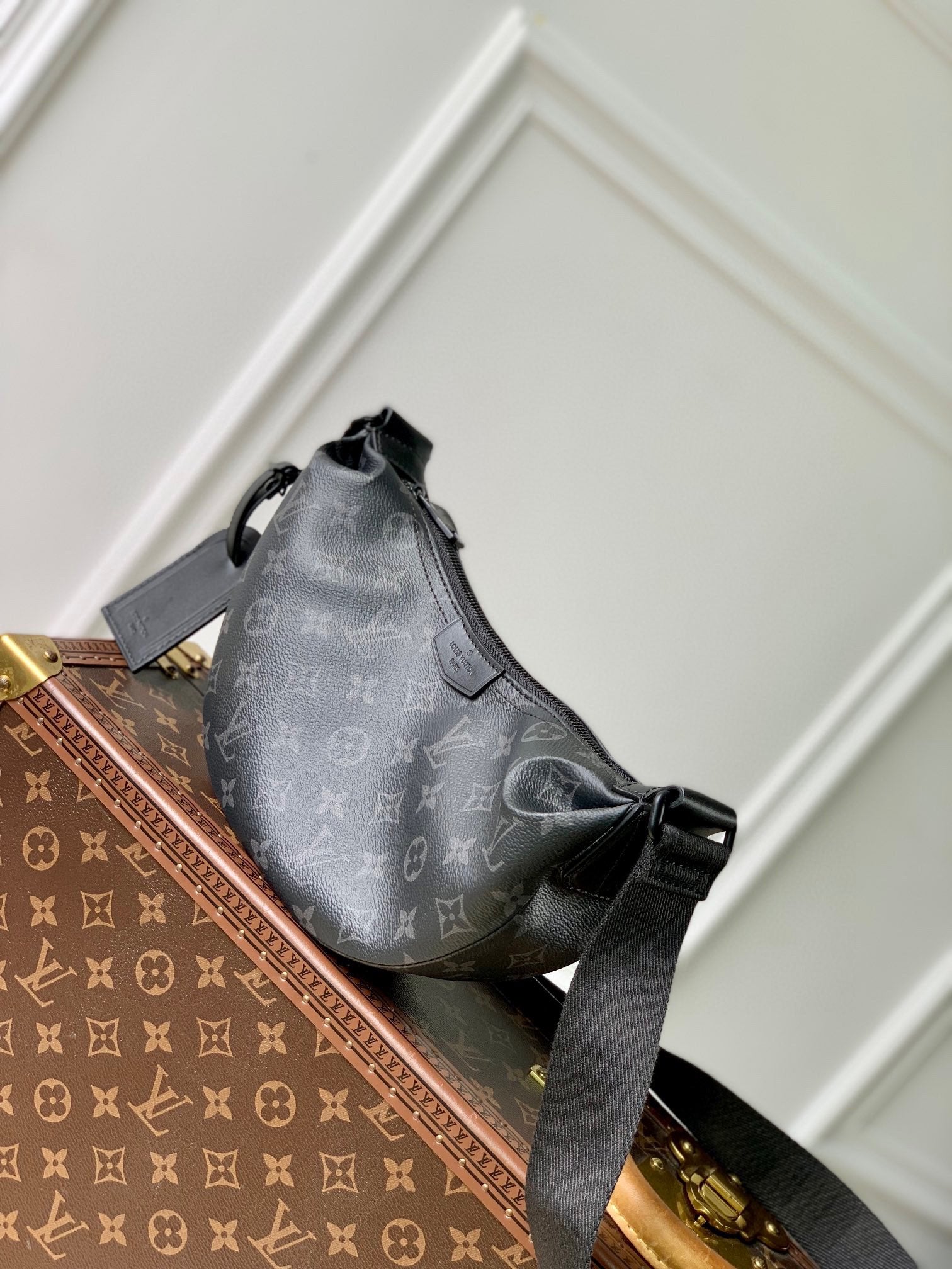 Louis Vuitton Monogram Eclipse Bumbag - Men's Luxury Belt Bag