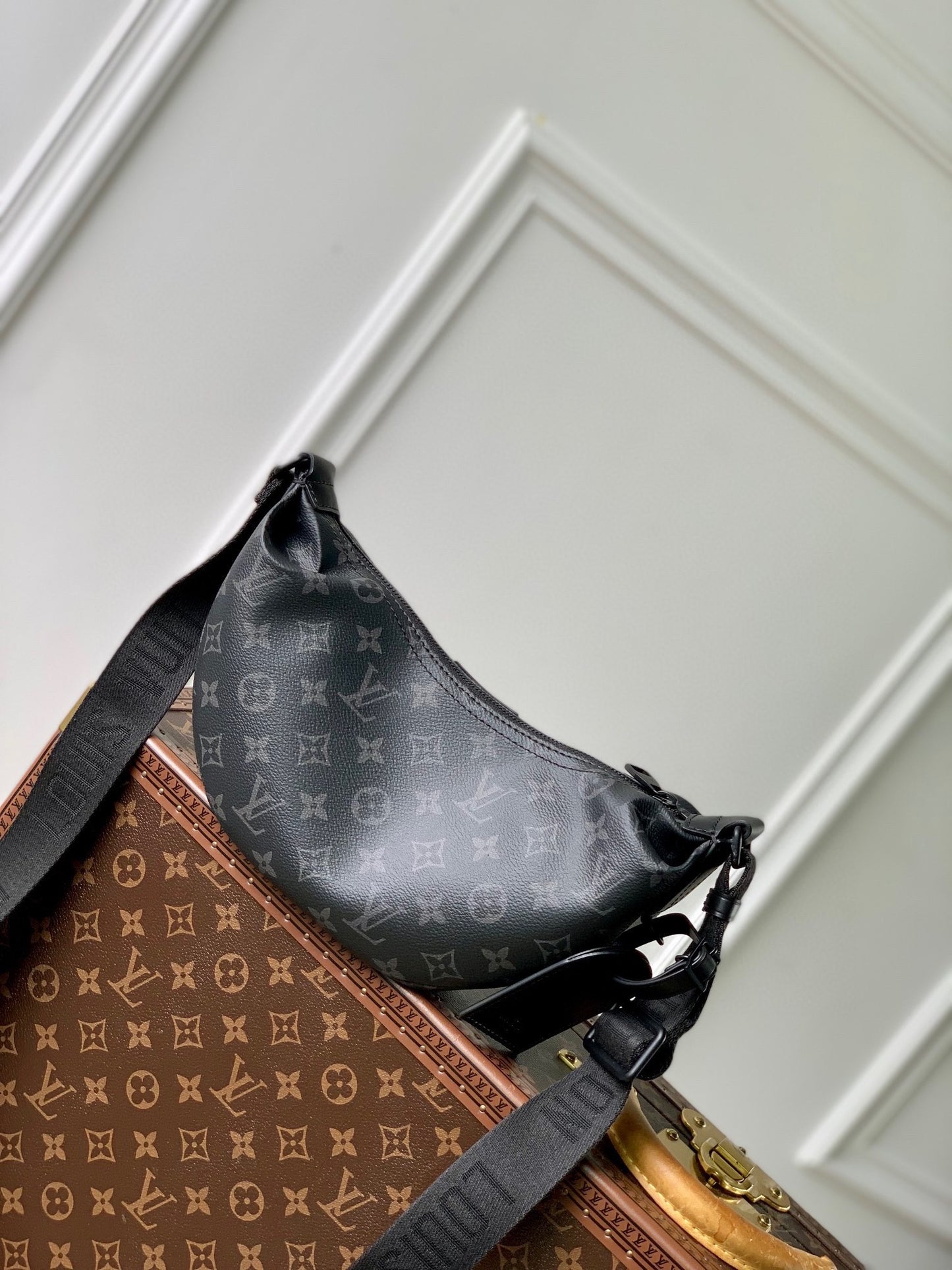 Louis Vuitton Monogram Eclipse Bumbag - Men's Luxury Belt Bag