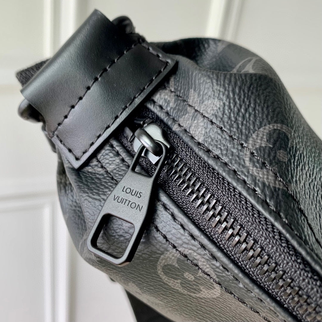 Louis Vuitton Monogram Eclipse Bumbag - Men's Luxury Belt Bag