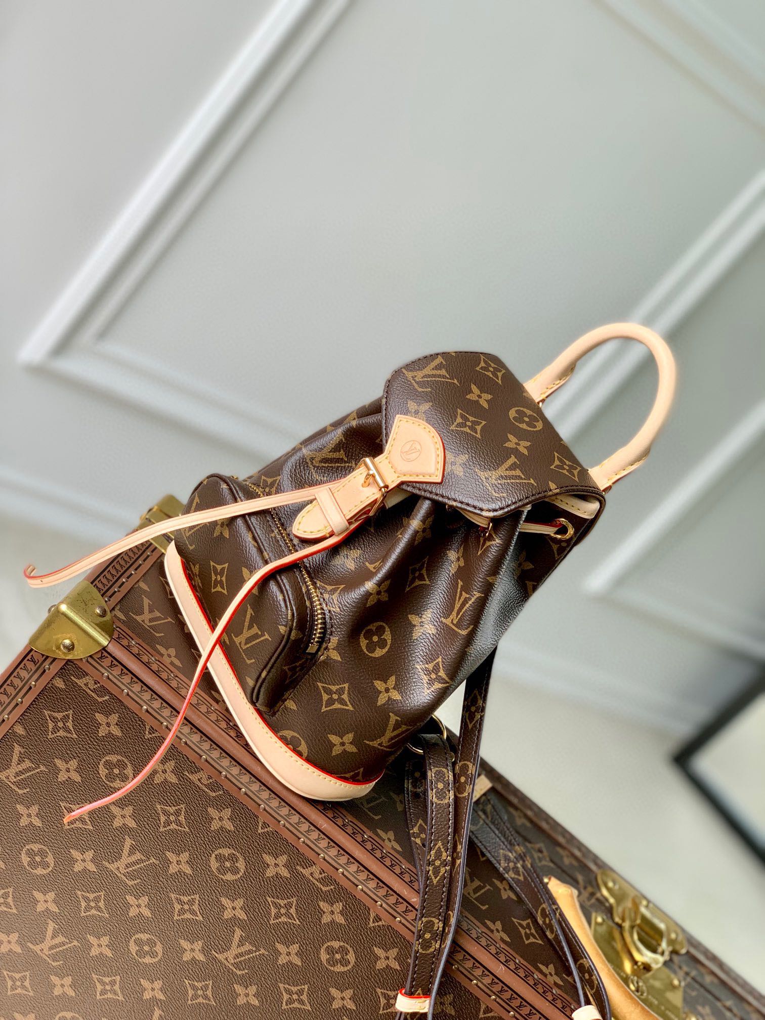 Louis Vuitton Montsouris BB Monogram Canvas Backpack