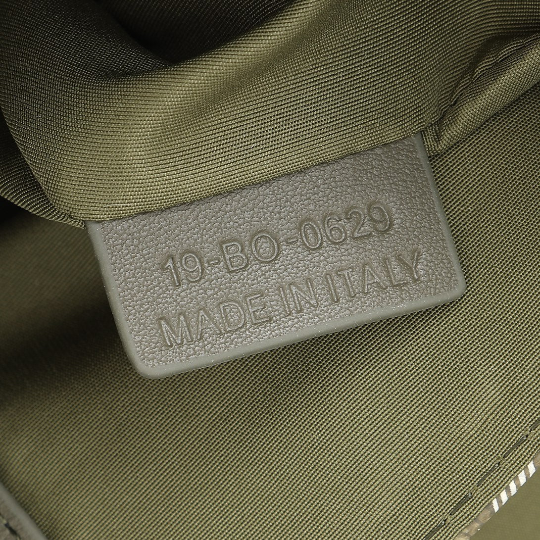 Christian Dior Men's CD Diamond Canvas Mini Messenger Bag - Olive Green