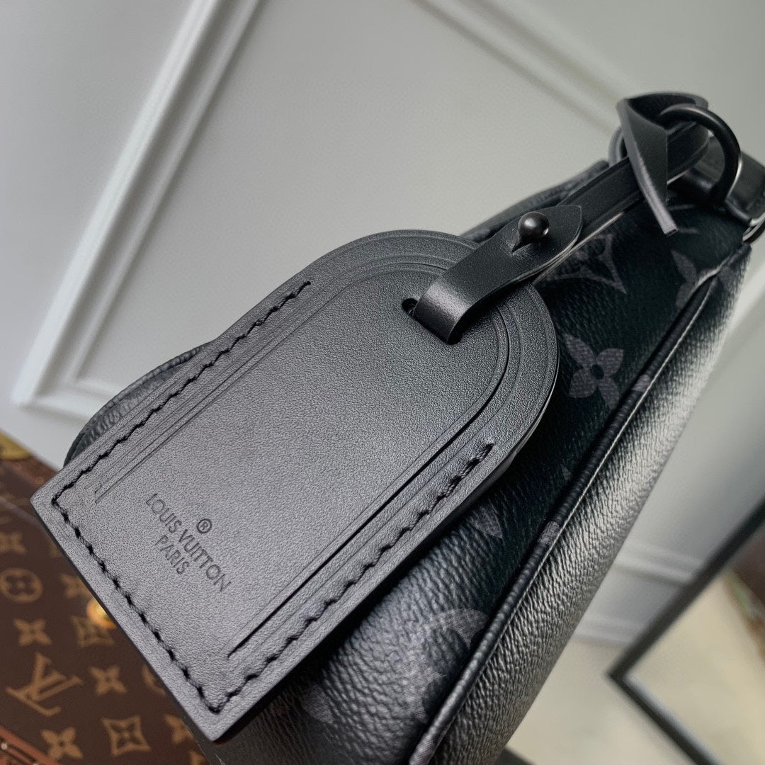 Louis Vuitton Monogram Eclipse Messenger Bag - Men's Crossbody Bag