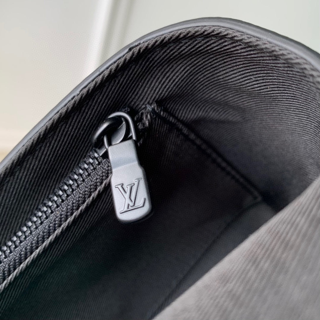 Louis Vuitton Monogram Eclipse Steamer Messenger Bag - Grey/Turquoise