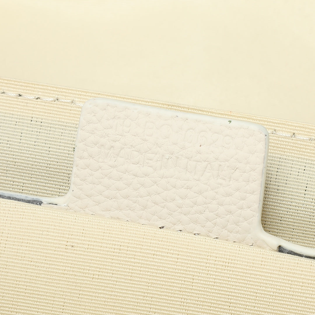 Christian Dior Lingot Messenger Bag in Cream Embossed CD Oblique Leather